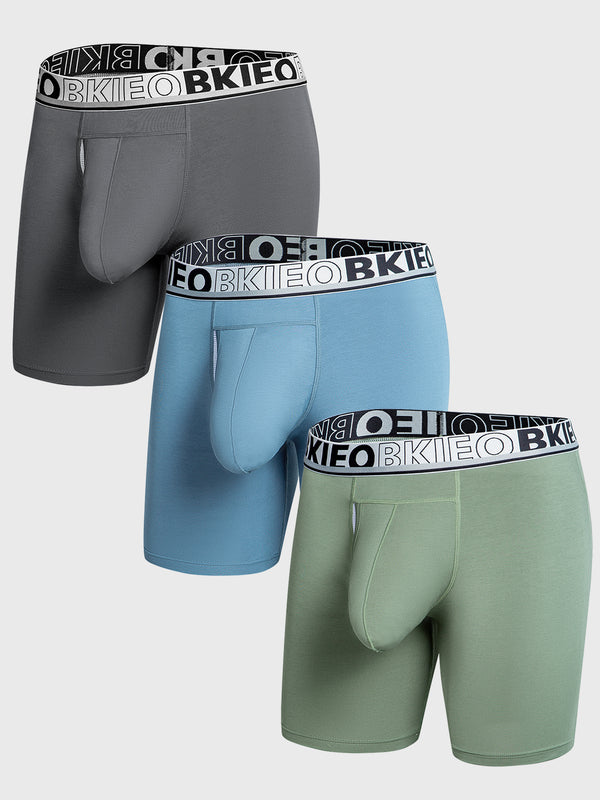 Spacious Pouch Boxer Briefs w/ Fly, Made from TENCEL™ Modal Fibers