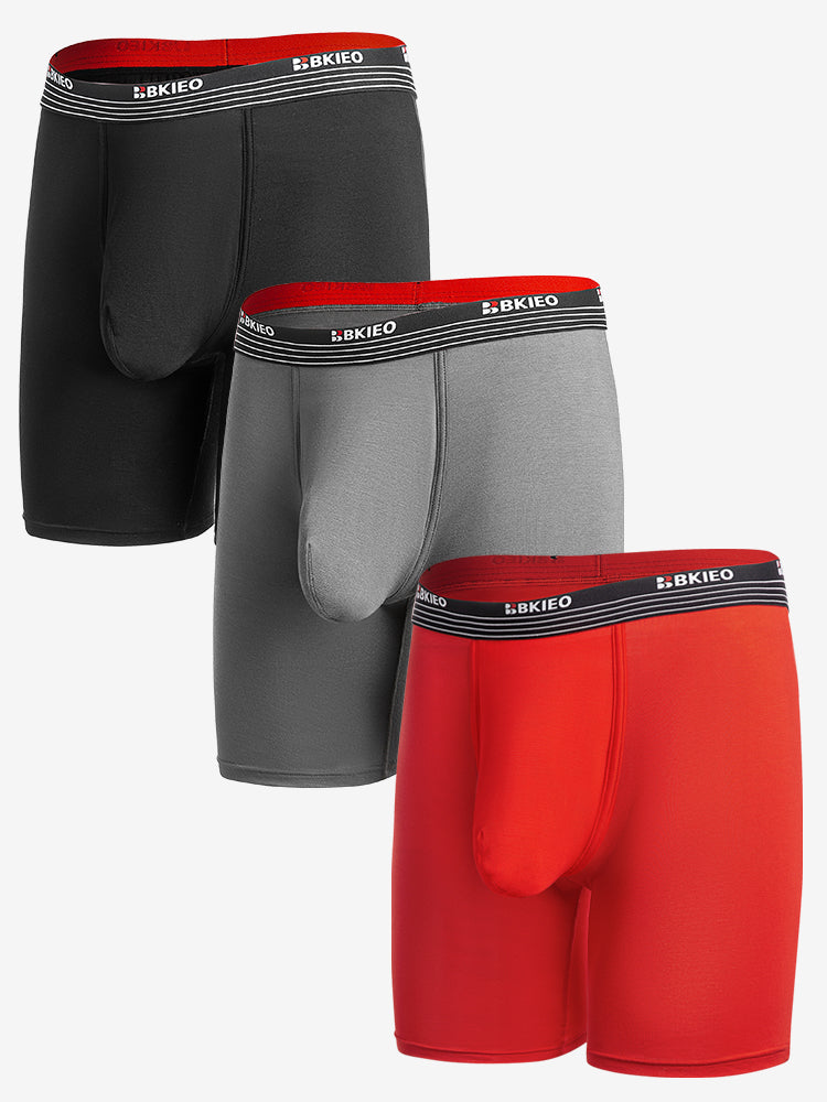 GITYEE Men's Underwear Performance Mesh Boxer Briefs, Quick Dry